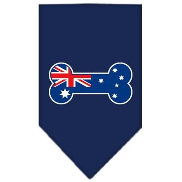 Unconditional Love Bone Flag Australian  Screen Print Bandana Navy Blue large UN786057